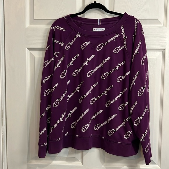 Champion Sweatshirt 2x Purple - Picture 1 of 5